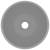 Chiuvetă baie lux gri deschis mat 40x15 cm ceramică rotund, 3 image