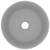 Chiuvetă baie lux gri deschis mat 40x15 cm ceramică rotund, 4 image