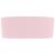 Chiuvetă de baie lux, roz mat, 40x15 cm, ceramică, rotund, 4 image