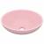 Chiuvetă de lux, roz mat, 40 x 33 cm, ceramică, formă ovală, 2 image