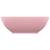 Chiuvetă de lux, roz mat, 40 x 33 cm, ceramică, formă ovală, 3 image