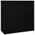 Dulap cu ușă glisantă, negru, 90x40x90 cm, oțel, 6 image