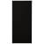 Dulap cu ușă glisantă, negru, 90x40x90 cm, oțel, 5 image