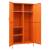 Șifonier, portocaliu, 90x50x180 cm oțel, 7 image