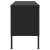 Comodă tv, negru, 105x35x50 cm, oțel, 5 image
