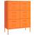 Dulap cu sertare, portocaliu, 80x35x101,5 cm, oțel, 2 image