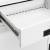 Dulap de birou, alb, 90x40x102 cm, oțel, 4 image