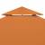 Copertină rezervă acoperiș pavilion portocaliu 3x3 m 310 g/m², 5 image