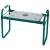 Draper tools scaun/ suport de grădinărit pliabil, verde, fier, 64970