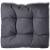 Pernă de scaun tapițată, 60x60x10 cm, gri, 2 image