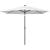 Umbrelă de exterior cu led-uri 3 m, alb nisipiu, 6 image