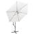 Umbrelă de soare suspendată, 3 m alb nisipiu, 3 image