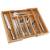 Hi tavă de tacâmuri extensibilă, bambus, 2 image