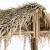 Balansoar cu 2 locuri, cu frunze de palmier, 202 cm, bambus, 5 image