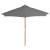 Umbrelă de soare de exterior, stâlp din lemn, 300 cm, antracit, 3 image