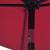 Umbrelă de soare exterior stâlp metalic, roșu bordo, 300x200 cm, 6 image