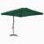 Umbrelă de soare de exterior, stâlp din oțel, verde, 250x250 cm, 3 image