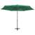 Umbrelă de soare de exterior cu stâlp din oțel, verde, 300 cm, 4 image