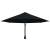 Umbrelă de soare de perete cu stâlp metalic, negru, 300 cm, 5 image