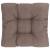 Pernă de scaun grădină, gri taupe, 60x60x10 cm, material textil