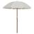 Umbrelă de soare cu stâlp din oțel, nisipiu, 180 cm