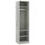 Șifonier, gri beton, 50x50x200 cm, pal, 2 image