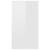 Birou, alb foarte lucios, 90 x 40 x 72 cm, pal, 5 image