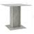 Masă de bucătărie, gri beton, 80x80x75 cm, pal, 6 image