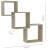 Rafturi de perete, cub, stejar sonoma, 84,5x15x27 cm, pal, 6 image