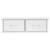 Raft de perete cu sertare, alb extralucios, 60x26x18,5 cm, pal, 4 image