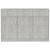 Servantă, gri beton, 110x30x75 cm, pal, 4 image