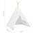 Cort de copii teepee cu geantă piersică, alb, 120x120x150 cm,, 8 image