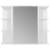 Dulap de baie cu oglindă, alb extralucios, 80x20,5x64 cm, pal, 8 image