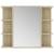 Dulap de baie cu oglindă, stejar sonoma, 80 x 20,5 x 64 cm, pal, 8 image