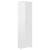 Șifonier de hol, alb extralucios, 55 x 25 x 189 cm, pal, 2 image