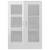Dulap cu vitrină, alb extralucios, 82,5 x 30,5 x 115 cm, pal, 6 image
