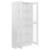 Dulap cu vitrină, alb extralucios, 82,5 x 30,5 x 185,5 cm, pal, 6 image