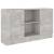Servantă, gri beton, 120 x 30,5 x 70 cm, pal, 2 image