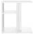 Masă laterală, alb, 50x30x50 cm, pal, 5 image