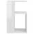 Masă laterală, alb lucios, 36x30x56 cm, pal, 4 image
