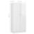 Șifonier, alb extralucios, 82,5x51,5x180 cm, pal, 8 image