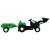 Tractor copii cu pedale, remorcă şi încărcător, verde și negru, 2 image