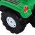 Tractor copii cu pedale, remorcă şi încărcător, verde și negru, 7 image