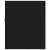 Dulap de chiuvetă, negru, 80x38,5x46 cm, pal, 6 image