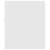 Mască de chiuvetă, alb, 41x38,5x46 cm, pal, 6 image
