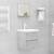 Oglindă de baie, gri beton, 40 x 10,5 x 37 cm, pal, 4 image