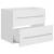 Dulap de chiuvetă, alb, 60x38,5x48 cm, pal, 5 image
