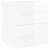 Dulap de chiuvetă, alb extralucios, 41x38,5x48 cm, pal, 2 image