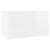Dulap de chiuvetă, alb extralucios, 80x38,5x45 cm, pal, 2 image