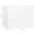 Mască de chiuvetă, alb, 60 x 38,5 x 45 cm, pal, 7 image
